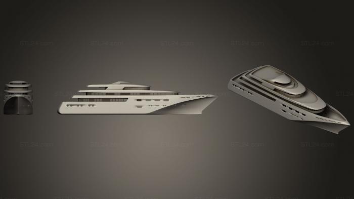 Автомобили и транспорт (3D лодка, CARS_0040) 3D модель для ЧПУ станка